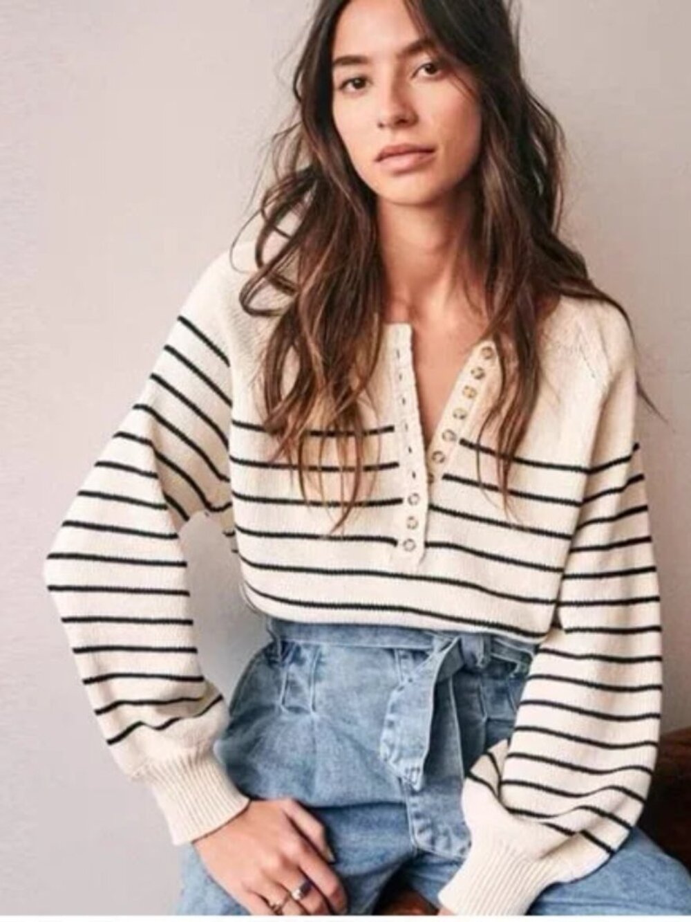 Sezane NWOT LÉONTINE JUMPER - Picture 3 of 11